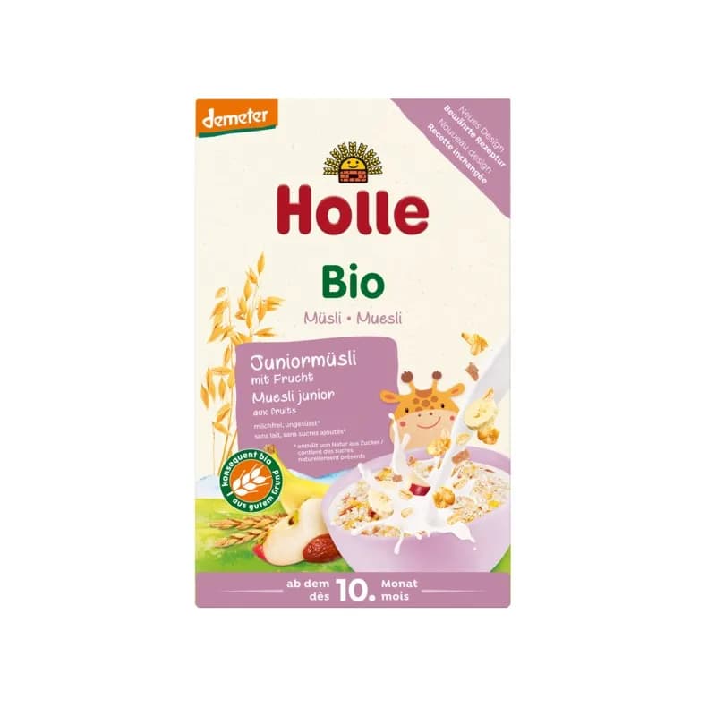 Holle Musli Junior Z Owocami Od 10 Miesiąca Demeter BIO 250 g - zdjęcie 1