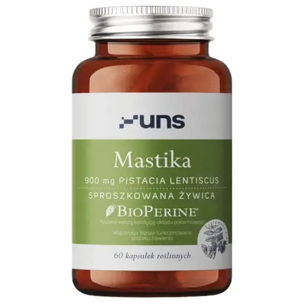 UNS Mastika + Bioperine 60 vege kapsułek - zdjęcie 1