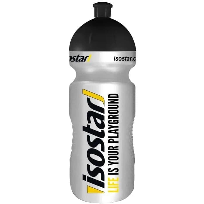 ISOSTAR Bidon srebrny z ustnikiem 650ml - zdjęcie 1