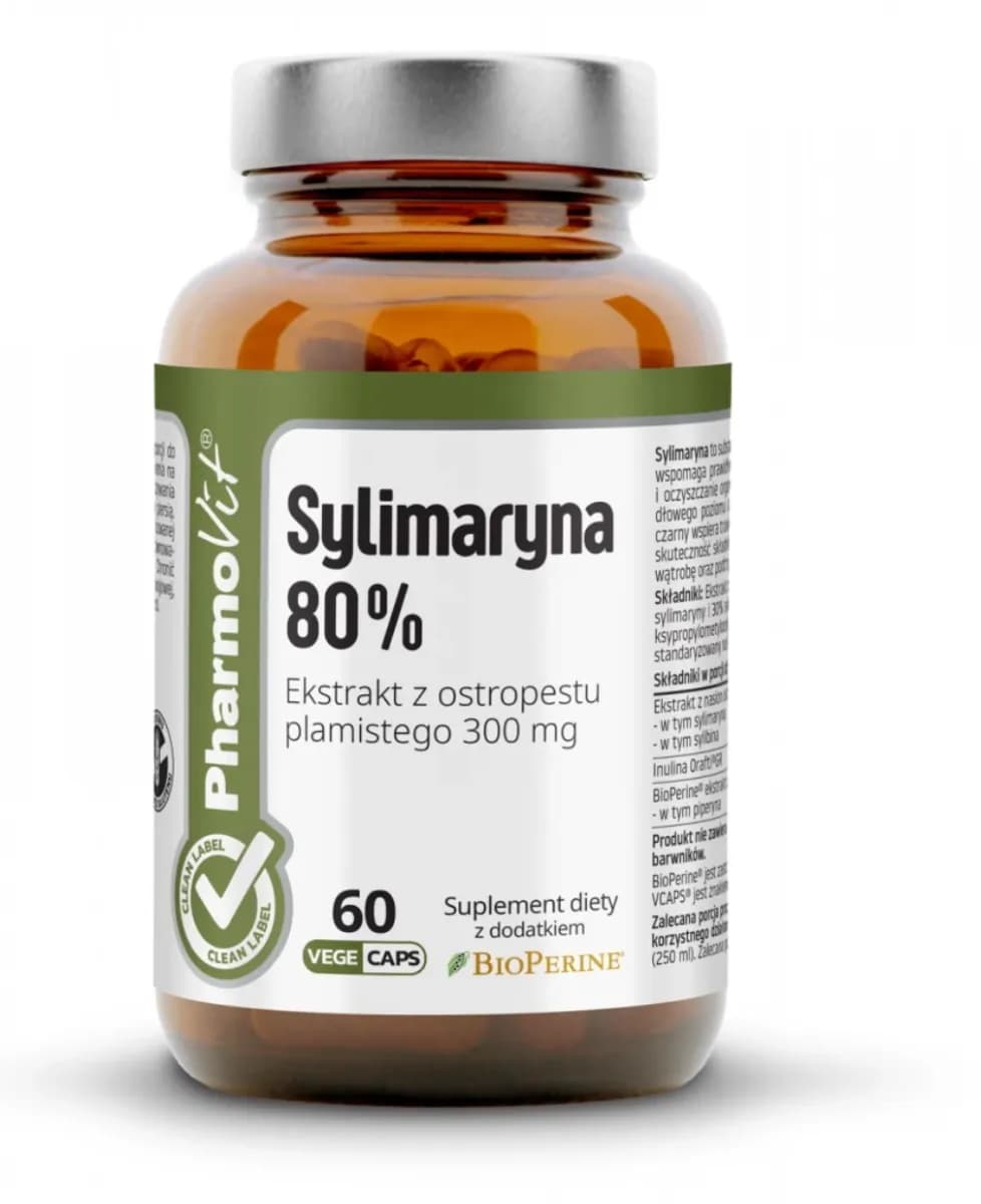 Pharmovit Sylimaryna 80% 60 vege kapsułek - zdjęcie 1