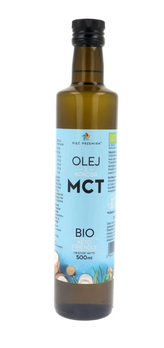 Pięć Przemian Olej MCT z kokosa BIO 500 ml - zdjęcie 1