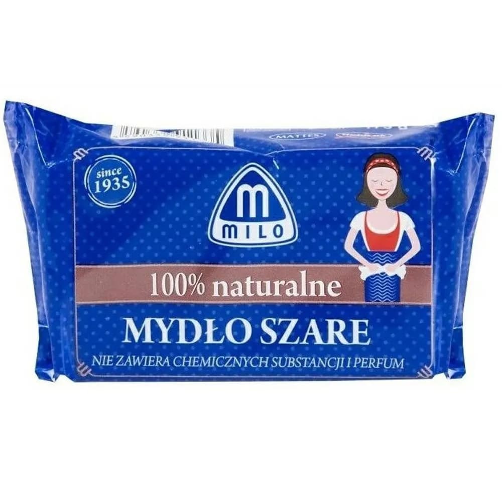 MILO 100% Naturalne Mydło Szare 175 g - zdjęcie 1