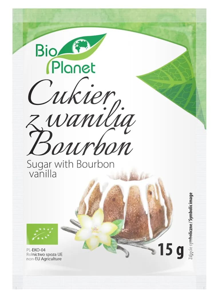 Bio Planet Cukier Z Wanilią Bourbon BIO 15 g - zdjęcie 1