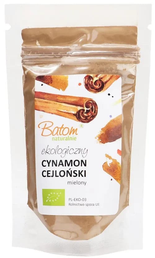 Batom Cynamon Cejloński Mielony BIO 125 g - zdjęcie 1