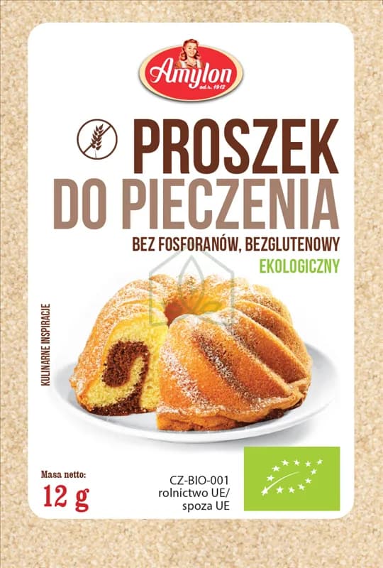 Amylon Proszek Do Pieczenia Bezglutenowy BIO 12 g - zdjęcie 1