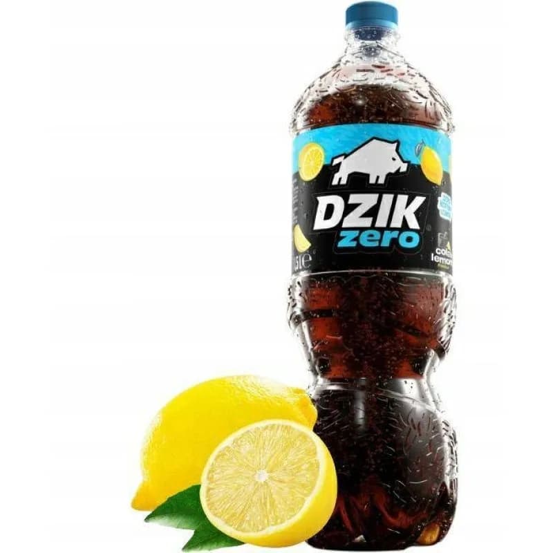 WK DZIK Zero Cola & Lemon napój gazowany 1,5 L - zdjęcie 1