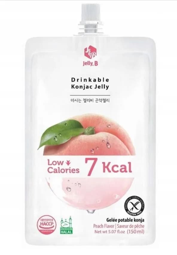 Jelly.B Galaretka Jelly Konjac brzoskwinia 150 ml - zdjęcie 1