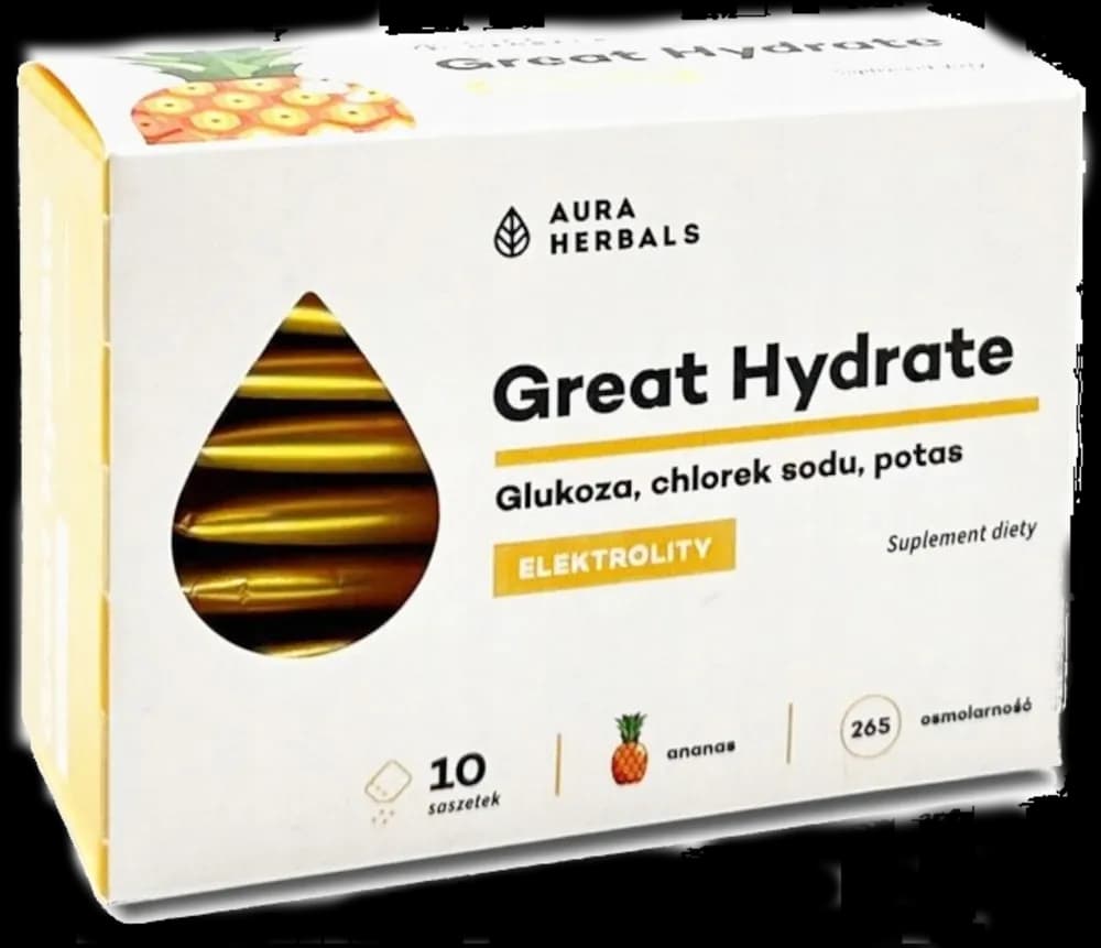 Aura Herbals Great Hydrate 10 saszetek o smaku ananasowym - zdjęcie 1