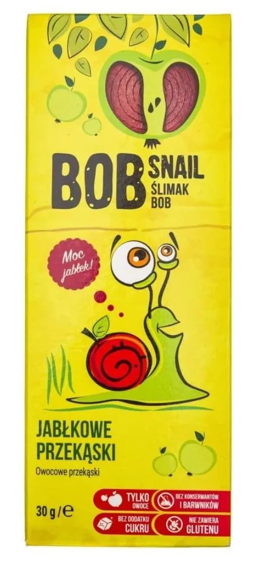 BOB SNAIL Przekąska jabłkowa 30 g - zdjęcie 1