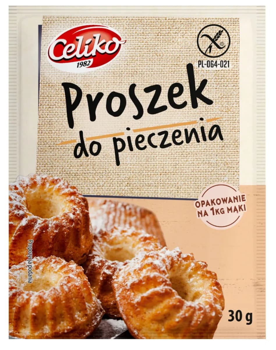 Celiko Proszek Do Pieczenia Bezglutenowy 30 g - zdjęcie 1