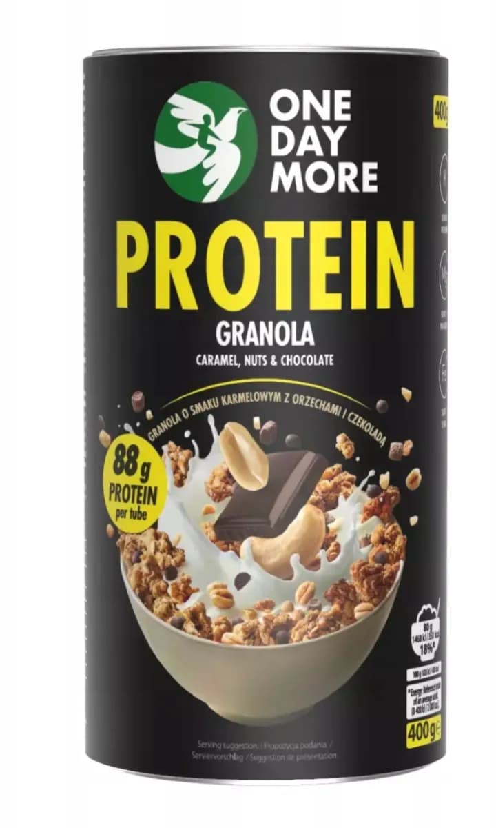 ONEDAYMORE Granola Proteinowa Karmel 400g - zdjęcie 1