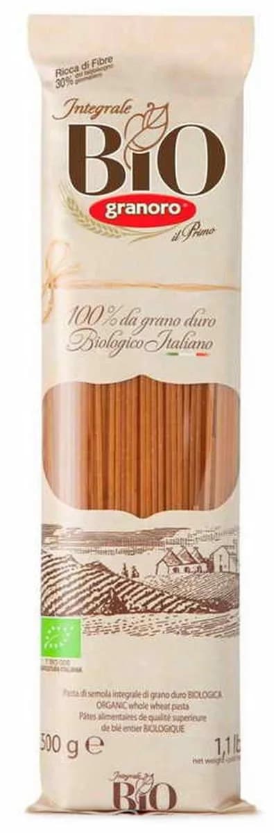 GRANORO Makaron spaghetti pełnoziarnisty BIO 500 g - zdjęcie 1