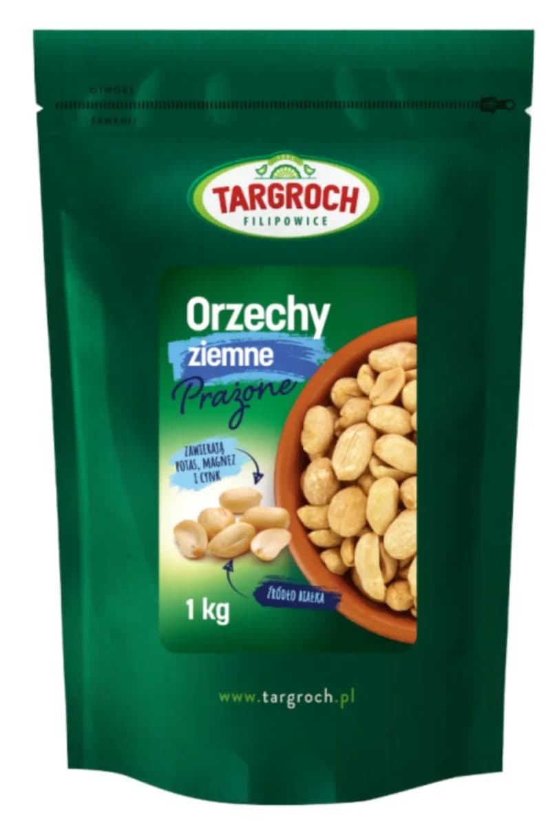 Targroch Orzechy ziemne prażone doypack 1 kg - zdjęcie 1
