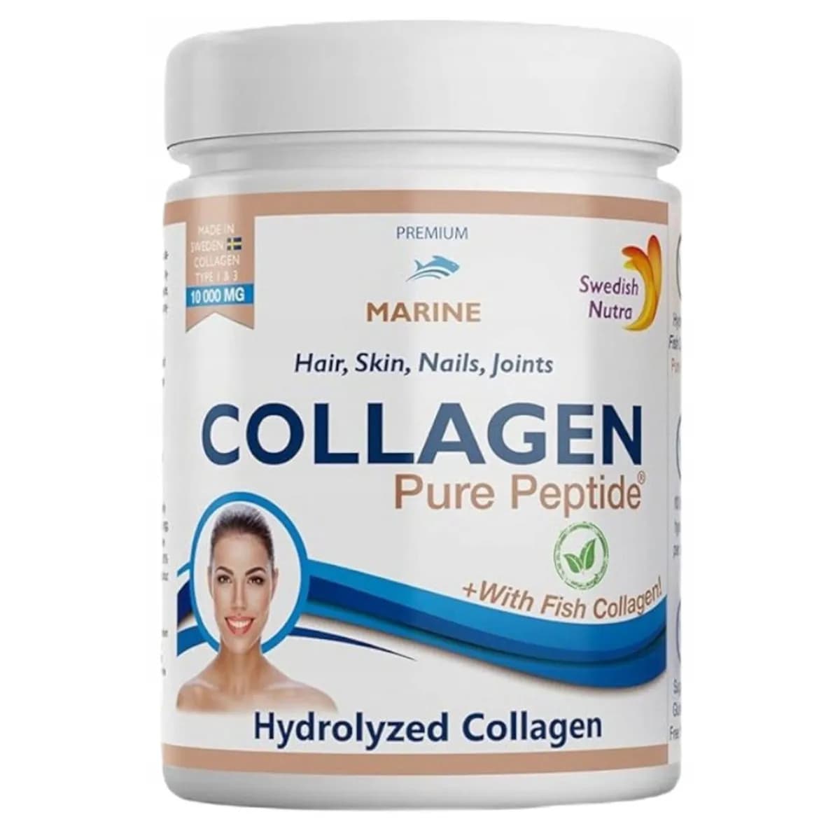 SWEDISH NUTRA Collagen Powder Marine 300 g - zdjęcie 1