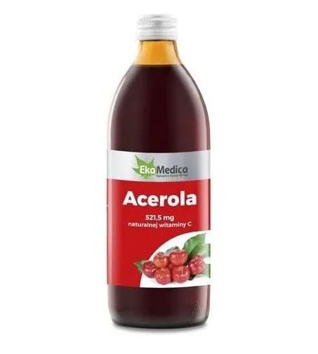 EkaMedica Sok z aceroli 1l - zdjęcie 1