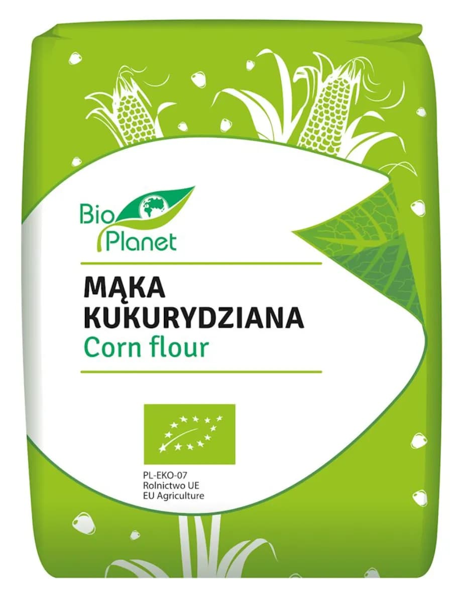 Bio Planet Mąka Kukurydziana BIO 1 kg - zdjęcie 1