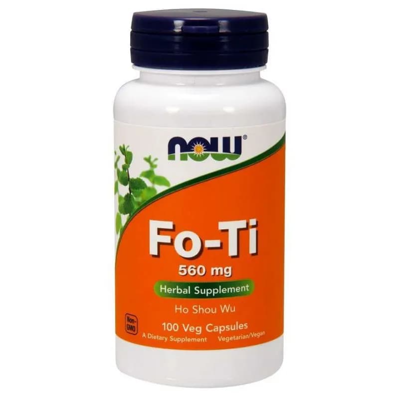 NOW Foods Fo-Ti (Rdest) 560mg 100 kapsułek - zdjęcie 1