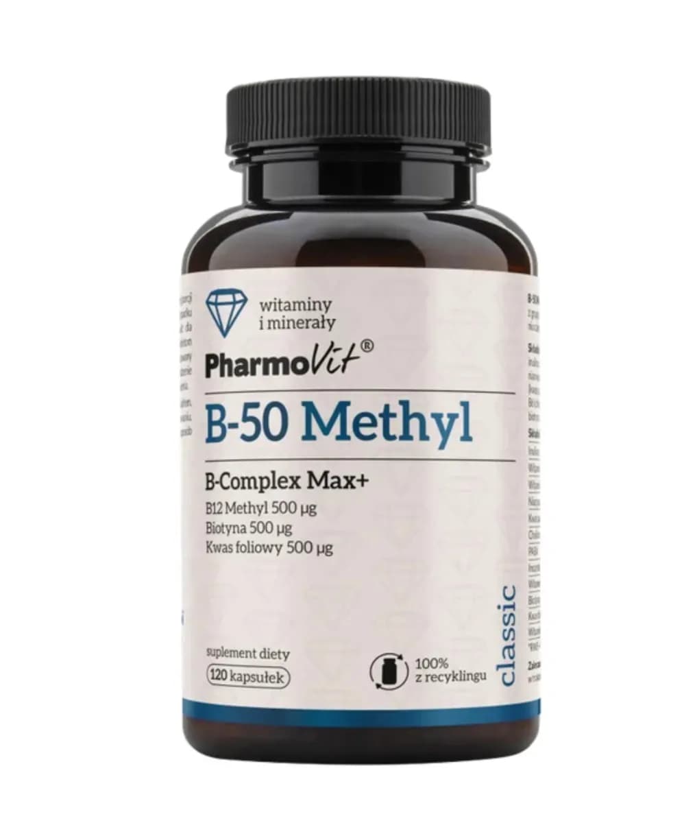 Pharmovit B-50 Methyl B-Complex 120 kapsułek - zdjęcie 1