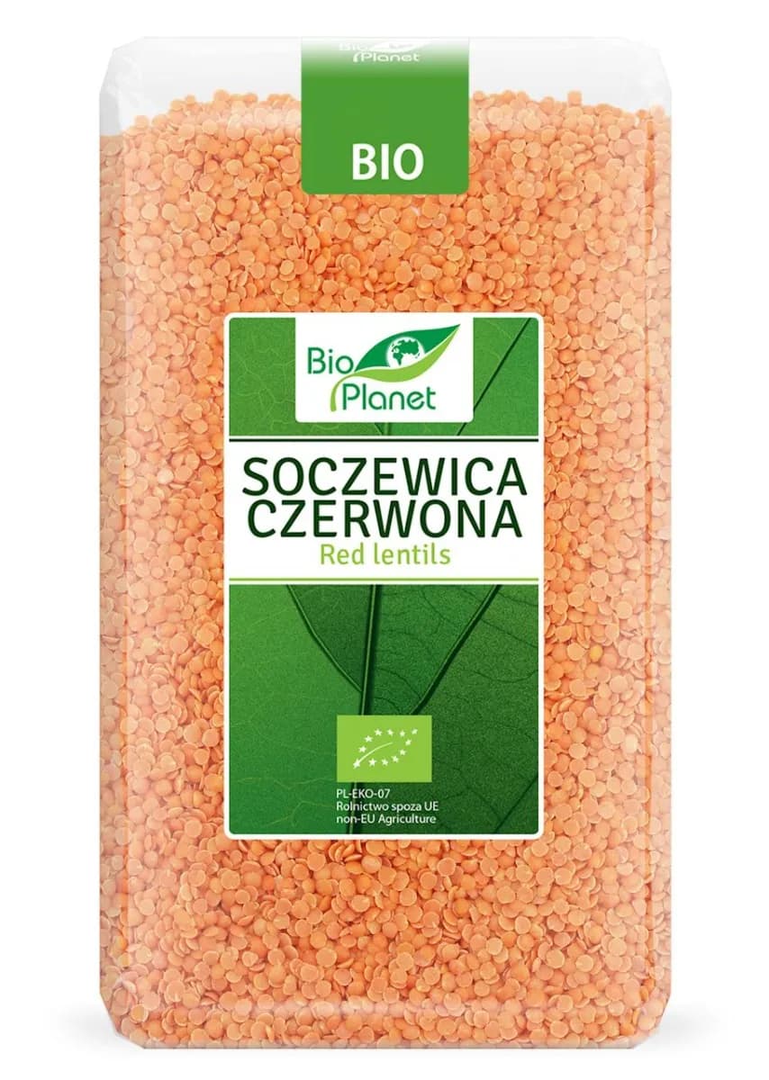 Bio Planet Soczewica Czerwona BIO 1 kg - zdjęcie 1