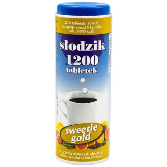 DOMOS Słodzik Sweetie Gold 1200 tabletek - zdjęcie 1