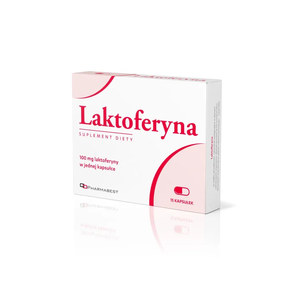 Pharmabest Laktoferyna 100mg 15 kapsułek - zdjęcie 1