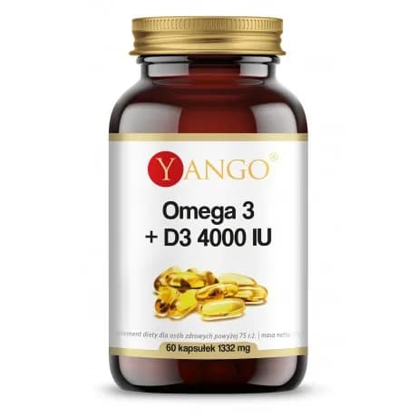Yango Omega 3 + D3 4000 IU 60 kapsułek - zdjęcie 1
