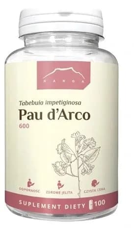 Nanga Pau d'arco 600 mg 100 kapsułek - zdjęcie 1