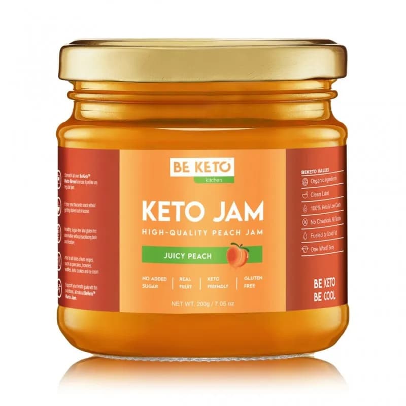 BeKeto Keto Dżem Soczysta Brzoskwinia 200g - zdjęcie 1