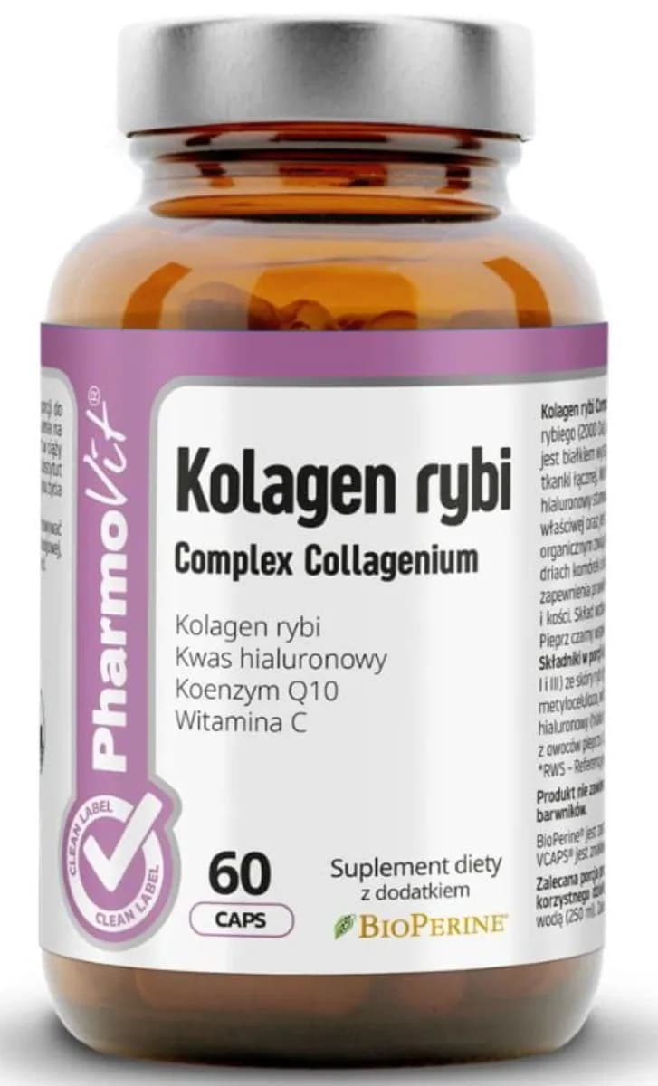 Pharmovit Kolagen rybi Complex Collagenium 60 kapsułek - zdjęcie 1