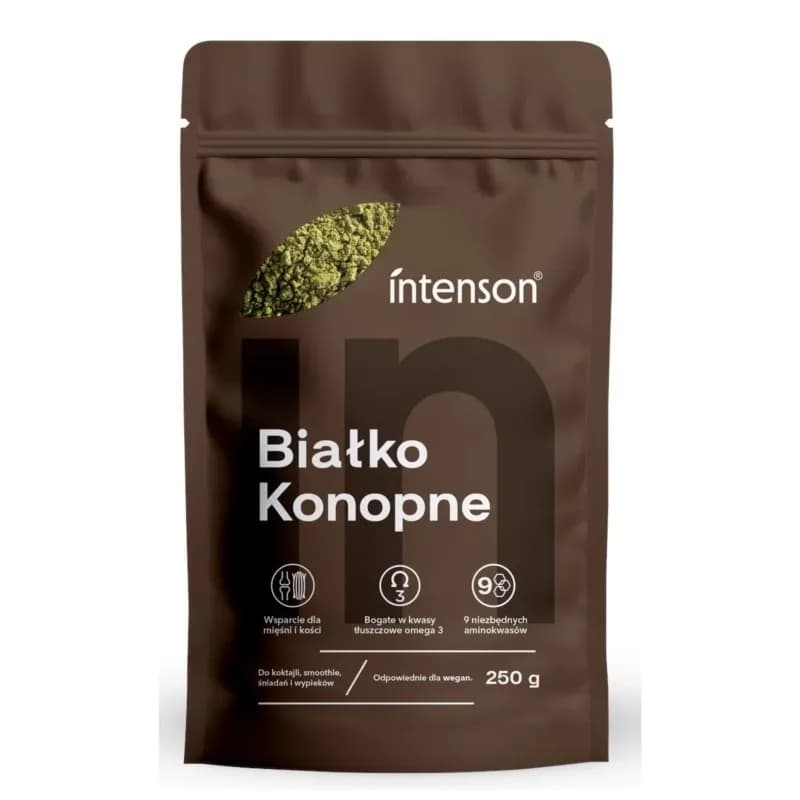 Intenson Białko konopne proszek 250 g - zdjęcie 1
