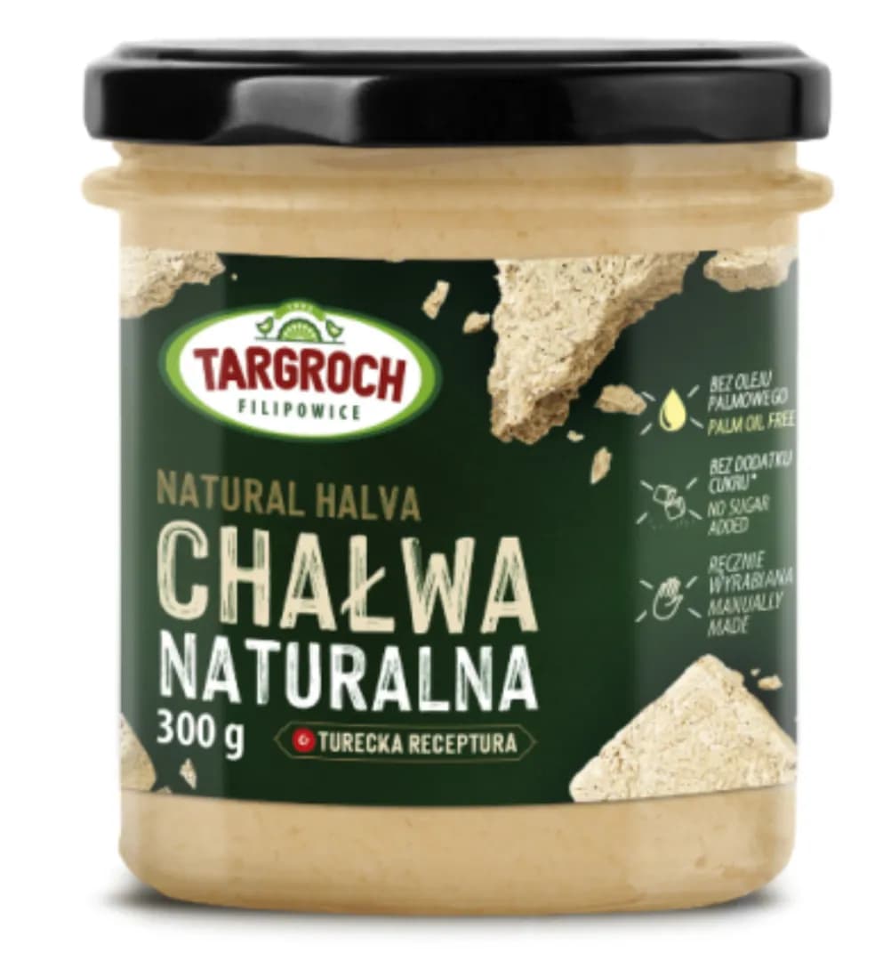 Targroch Chałwa naturalna bez cukru 300g - zdjęcie 1