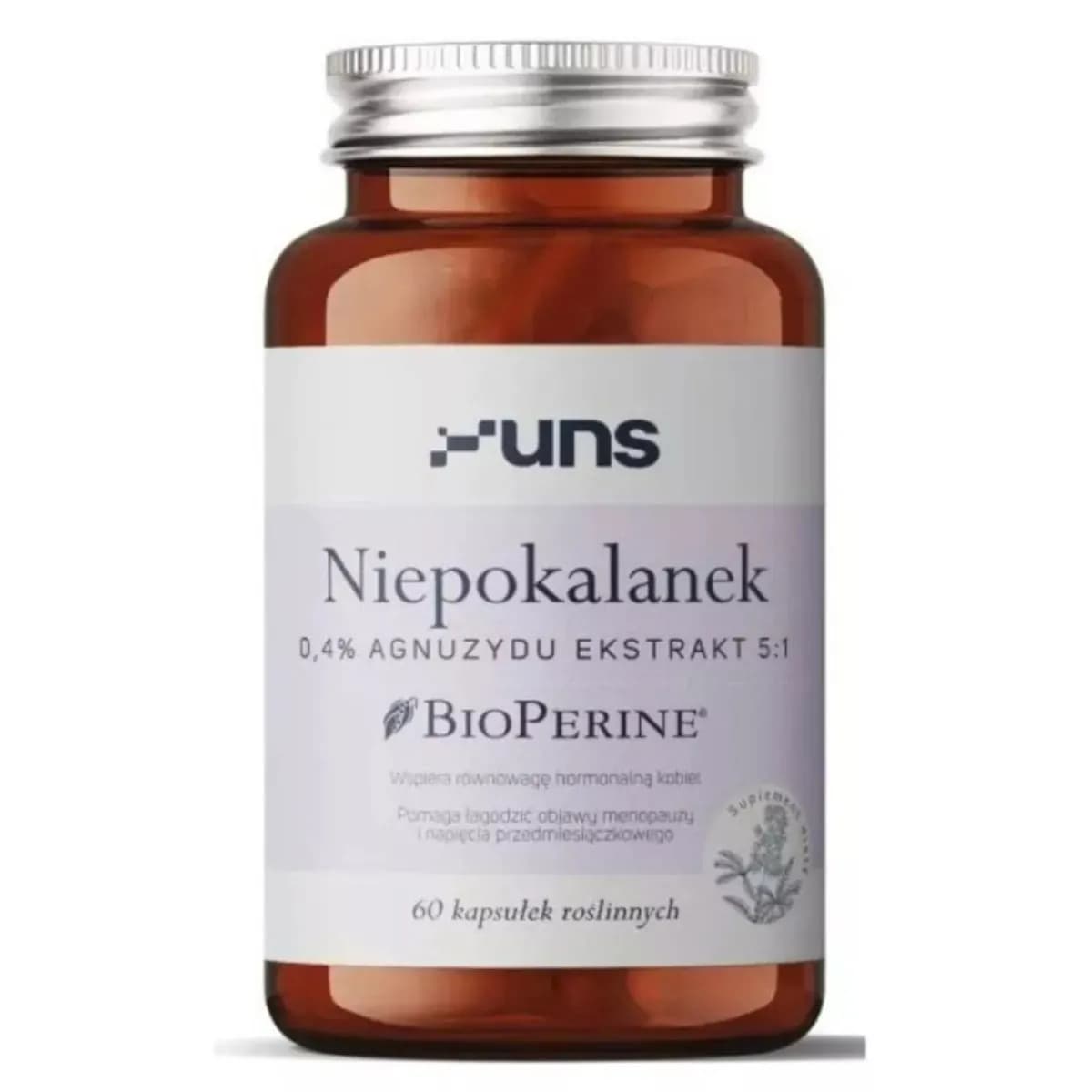 UNS Niepokalanek + Bioperine 60 vege kapsułek - zdjęcie 1