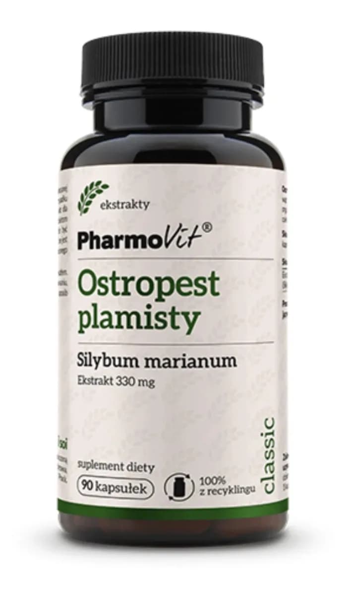 Pharmovit Ostropest plamisty 330 mg 90 kapsułek - zdjęcie 1