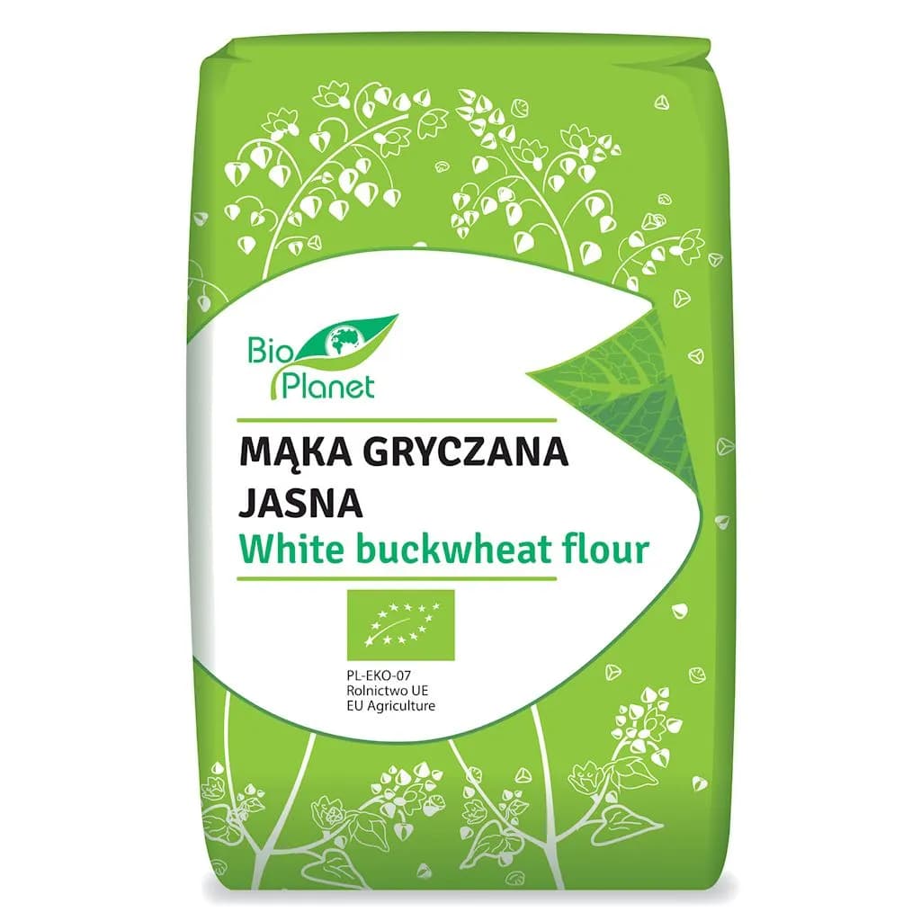 Bio Planet Mąka Gryczana Jasna BIO 500 g - zdjęcie 1