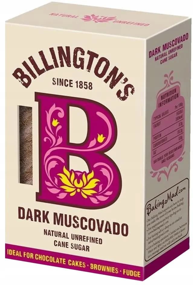 BILLINGTONS Cukier trzcinowy Muscovado ciemny 500 g - zdjęcie 1