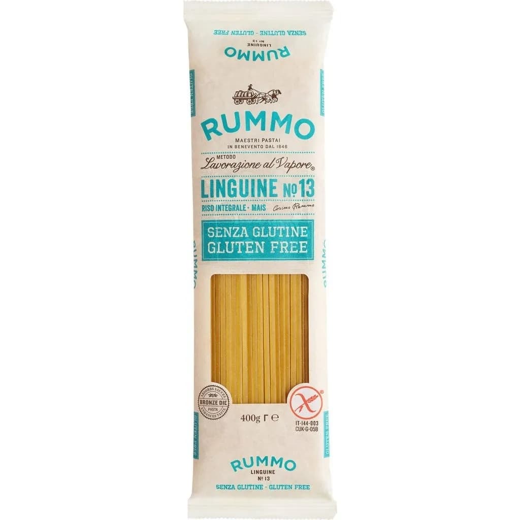 RUMMO Linguine No. 13 włoski makaron spaghetti bezglutenowy 400 g - zdjęcie 1