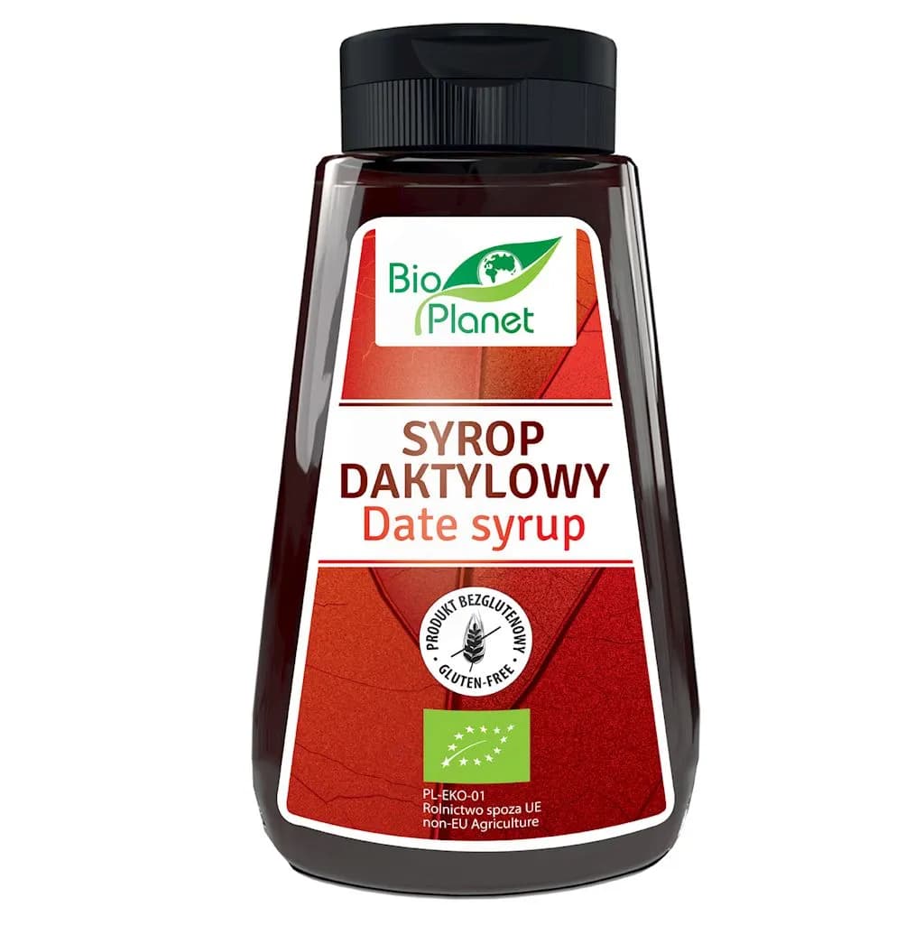 Bio Planet Syrop Daktylowy Bezglutenowy BIO 340 g - zdjęcie 1