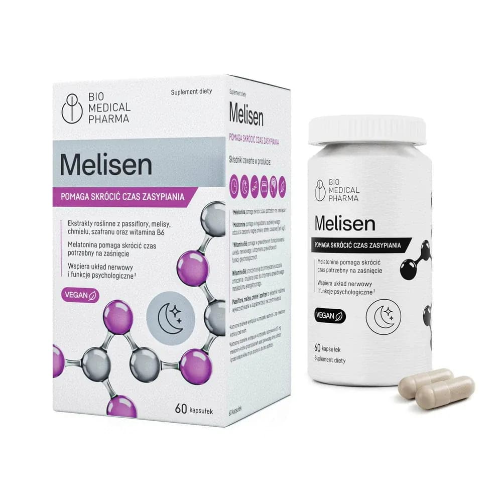 Bio Medical Pharma Melisen 60 kapsułek - zdjęcie 1