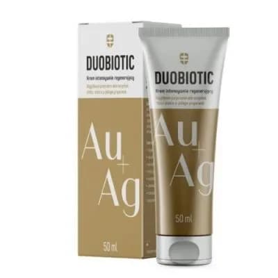 DUOBIOTIC Krem intensywnie regenerujący z cząstkami złota i srebra 50 ml - zdjęcie 1