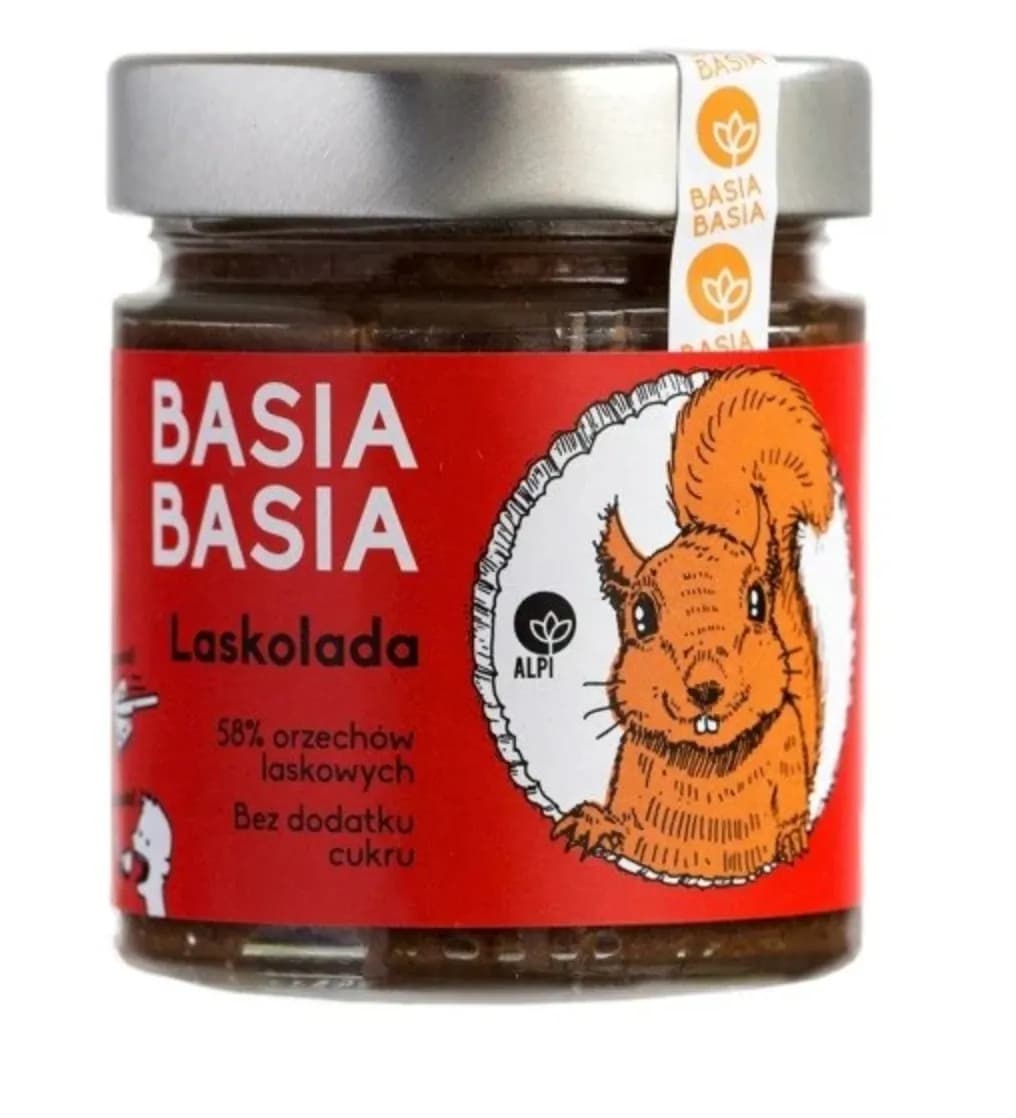 Alpi BasiaBasia Laskolada Krem z orzechów laskowych z kokosem i kakao 210 g - zdjęcie 1
