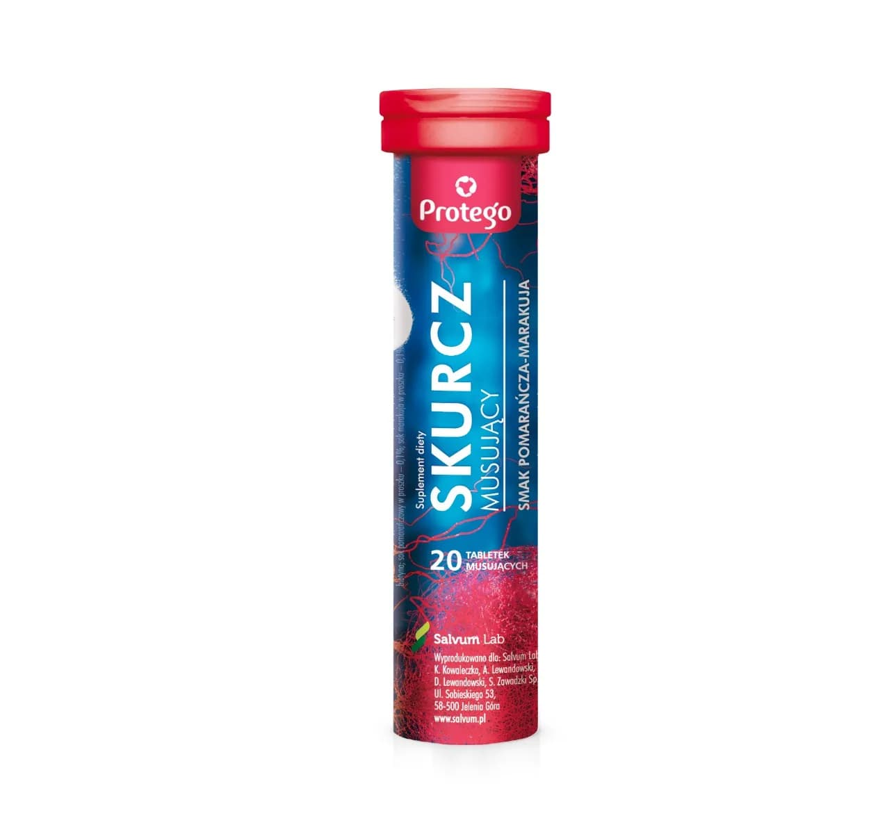 Protego Skurcz pomarańcza-marakuja 20 tabletek musujących - zdjęcie 1