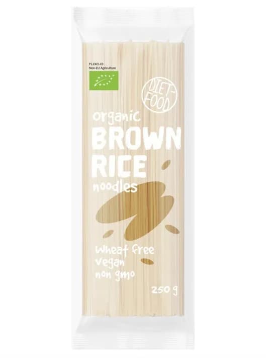 Diet Food Makaron z ryżu brązowego Bio 250g - zdjęcie 1