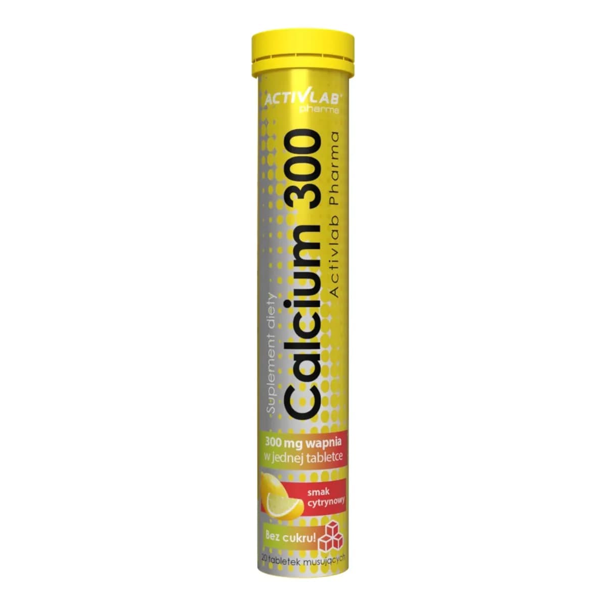 ActivLab Pharma Calcium 300 20 tabletek musujących o smaku cytrynowym - zdjęcie 1