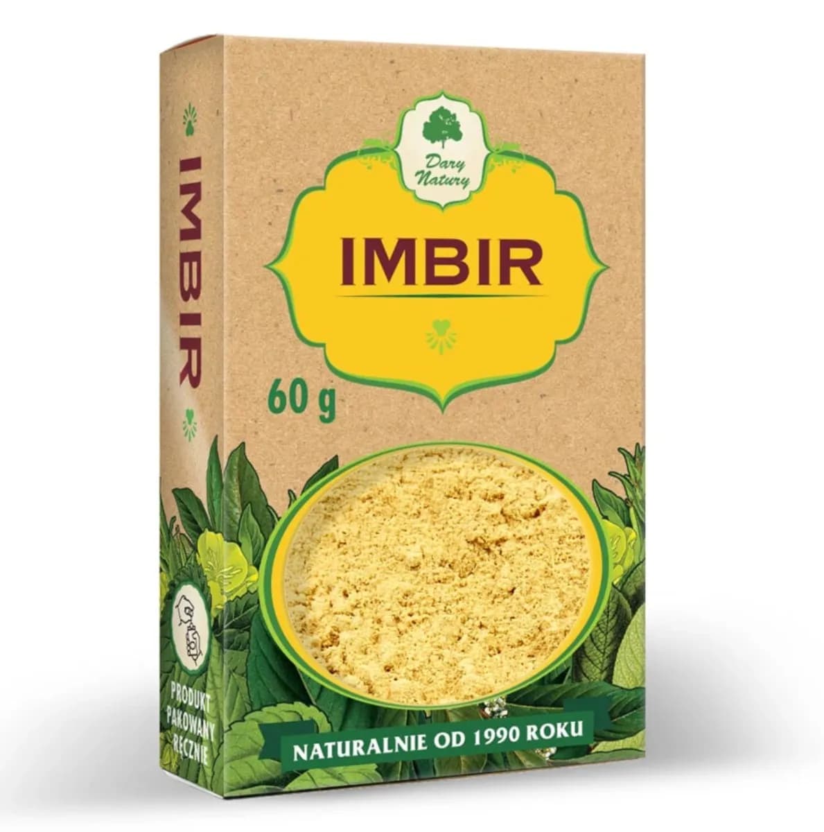 Dary Natury Imbir Mielony BIO 60 g - zdjęcie 1