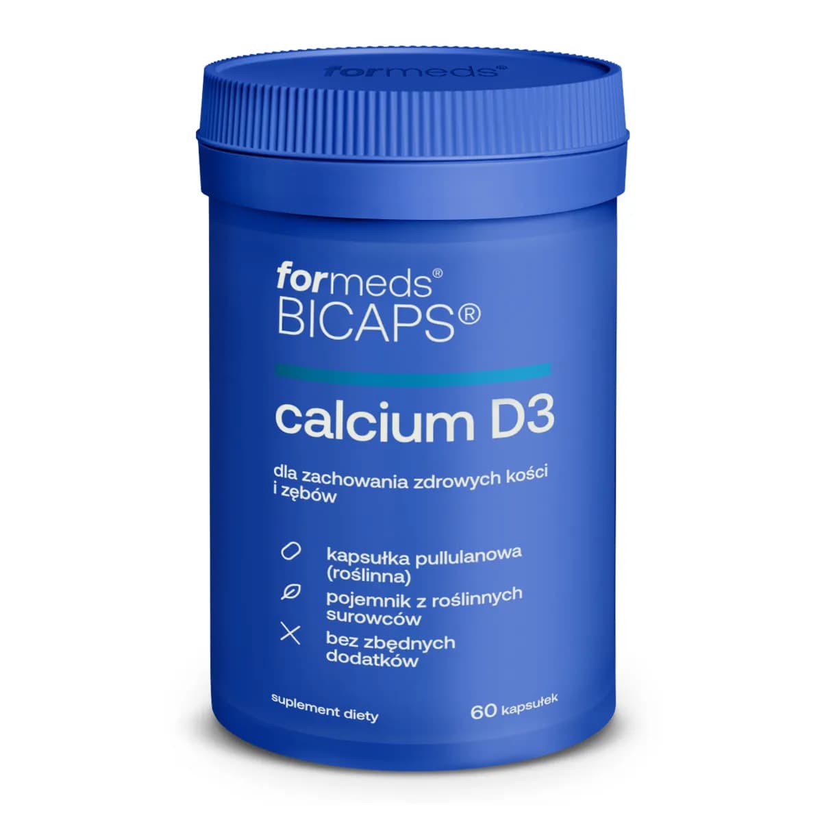 ForMeds Bicaps Calcium D3 Wapń Witamina D3 60 kapsułek - zdjęcie 1