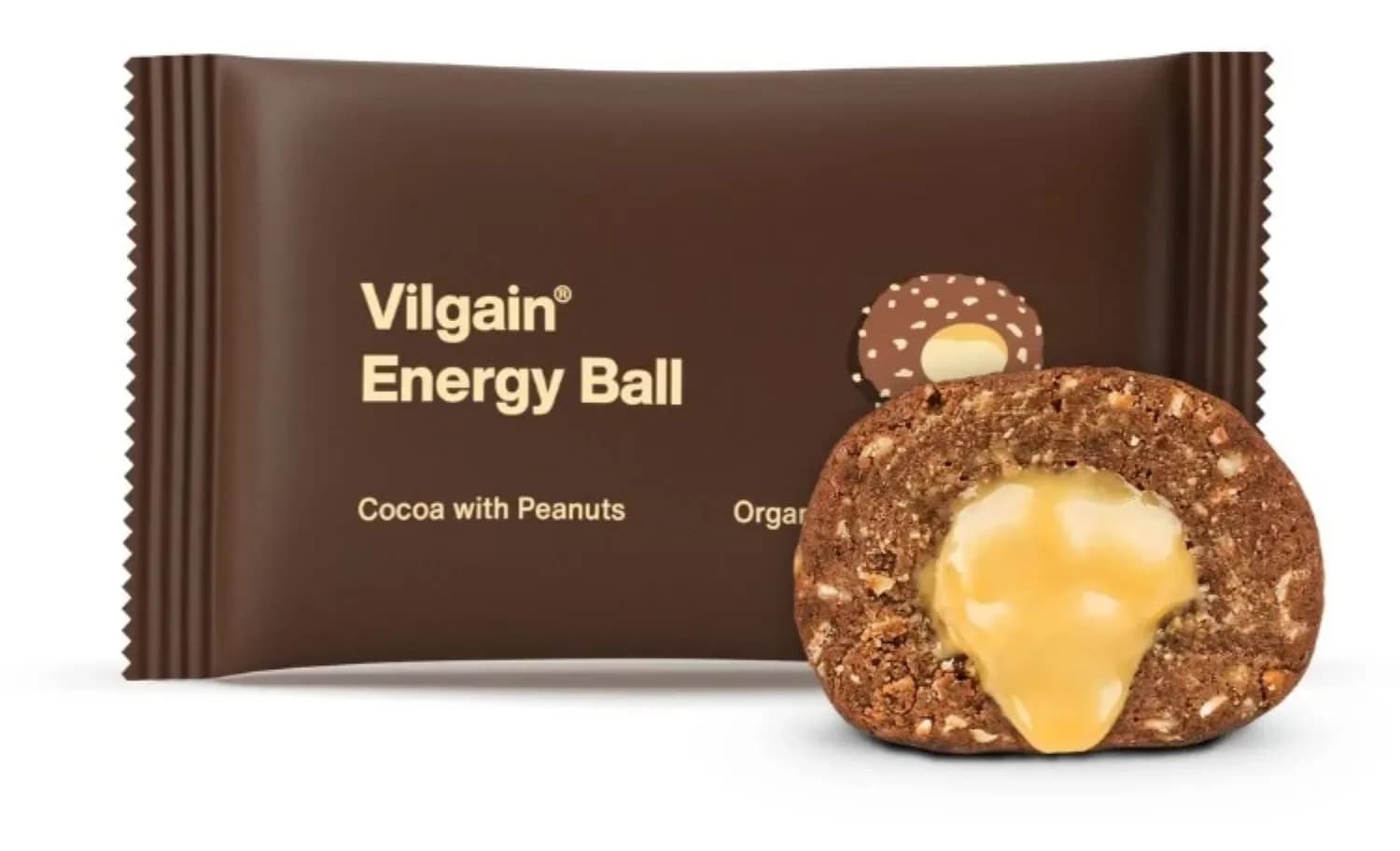 Vilgain Energy Ball BIO kulki kakao z masłem orzechowym 30 g - zdjęcie 1