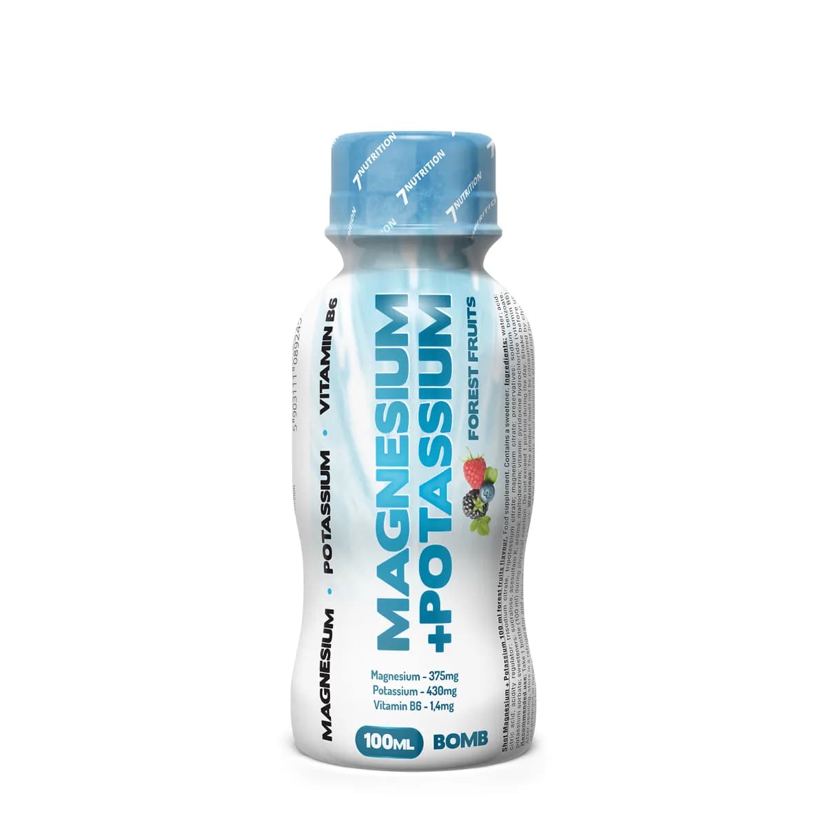 7Nutrition Magnesium Potas shot 100 ml o smaku owoców leśnych - zdjęcie 1