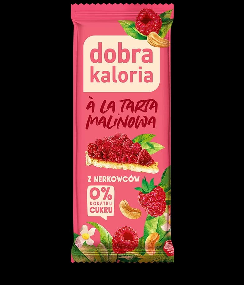 Dobra Kaloria Baton z nerkowców a'la tarta malinowa 35g - zdjęcie 1