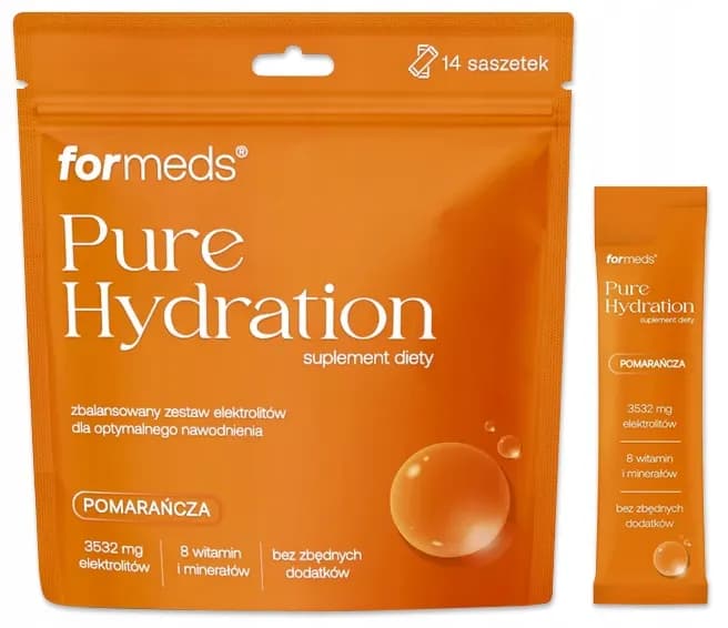 Formeds Pure Hydration elektrolity o smaku pomarańczowym 14 saszetek - zdjęcie 1