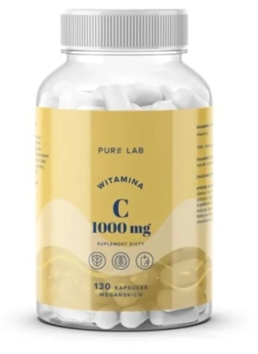 Pure Lab Witamina C 1000 mg 130 kapsułek - zdjęcie 1